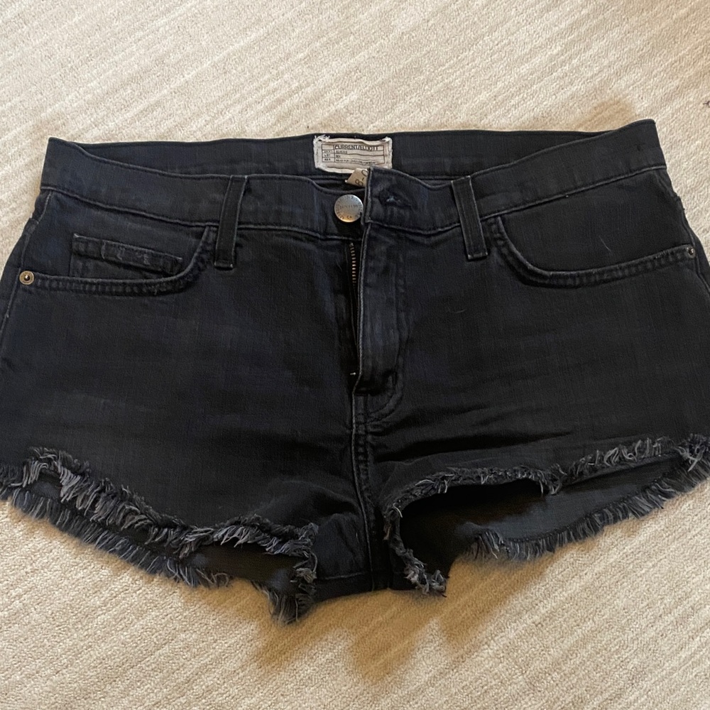 Current/Elliott Dark Jean Shorts